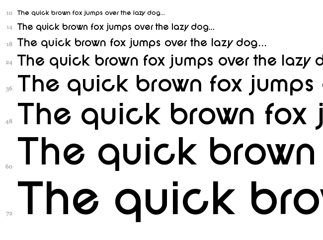 SF New Republic font waterfall